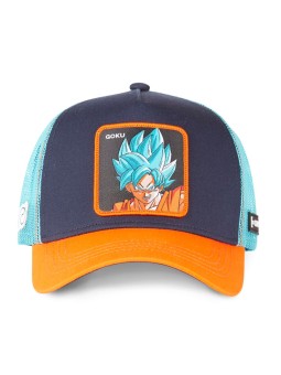 Gorra Malla Capslab Dragon Ball Super Goku Super Saiyan Blue